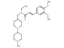 (2E)-3-(3,4-dimethoxyphenyl)-N-ethyl-N-[(1'-methyl-1,4'-bipiperidin-4-yl)methyl]acrylamide