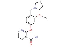 2-[3-methoxy-4-(pyrrolidin-1-ylmethyl)phenoxy]nicotinamide