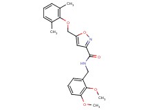 N-(2,3-dimethoxybenzyl)-5-[(2,6-dimethylphenoxy)methyl]-3-isoxazolecarboxamide