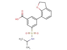 3-(2,3-dihydro-1-benzofuran-7-yl)-5-[(isopropylamino)sulfonyl]benzoic acid