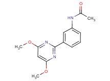 N-[3-(4,6-dimethoxypyrimidin-2-yl)phenyl]acetamide