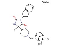 3-(2,3-dihydro-1H-inden-2-yl)-5-(1-{[(1R,5S)-6,6-dimethylbicyclo[3.1.1]hept-2-en-2-yl]methyl}-4-piperidinyl)-5-methyl-2,4-imidazolidinedione
