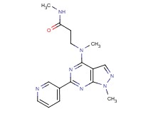N~1~,N~3~-dimethyl-N~3~-[1-methyl-6-(3-pyridinyl)-1H-pyrazolo[3,4-d]pyrimidin-4-yl]-beta-alaninamide