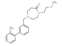 4-(2-methoxyethyl)-1-[(2'-methyl-3-biphenylyl)methyl]-1,4-diazepan-5-one