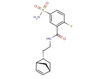 5-(aminosulfonyl)-N-{2-[(1S*,2S*,4S*)-bicyclo[2.2.1]hept-5-en-2-yl]ethyl}-2-fluorobenzamide