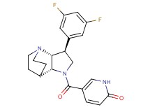 5-{[(2R*,3S*,6R*)-3-(3,5-difluorophenyl)-1,5-diazatricyclo[5.2.2.0~2,6~]undec-5-yl]carbonyl}-2(1H)-pyridinone