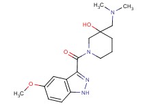 3-[(dimethylamino)methyl]-1-[(5-methoxy-1H-indazol-3-yl)carbonyl]-3-piperidinol