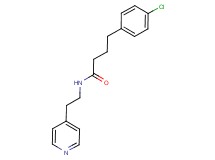 4-(4-chlorophenyl)-N-[2-(4-pyridinyl)ethyl]butanamide