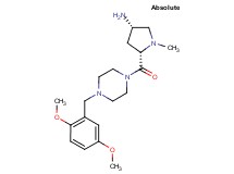 (3S,5S)-5-{[4-(2,5-dimethoxybenzyl)piperazin-1-yl]carbonyl}-1-methylpyrrolidin-3-amine