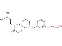 2-[2-(dimethylamino)ethyl]-8-[3-(2-hydroxyethoxy)benzyl]-2,8-diazaspiro[5.5]undecan-3-one