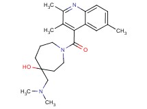 4-[(dimethylamino)methyl]-1-[(2,3,6-trimethyl-4-quinolinyl)carbonyl]-4-azepanol