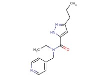 N-ethyl-3-propyl-N-(pyridin-4-ylmethyl)-1H-pyrazole-5-carboxamide