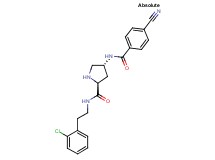 (2S,4R)-N-[2-(2-chlorophenyl)ethyl]-4-[(4-cyanobenzoyl)amino]pyrrolidine-2-carboxamide