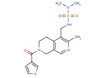 N,N-dimethyl-N'-{[3-methyl-7-(3-thienylcarbonyl)-5,6,7,8-tetrahydro-2,7-naphthyridin-4-yl]methyl}sulfamide