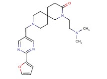 2-[2-(dimethylamino)ethyl]-9-{[2-(2-furyl)pyrimidin-5-yl]methyl}-2,9-diazaspiro[5.5]undecan-3-one
