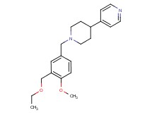 4-{1-[3-(ethoxymethyl)-4-methoxybenzyl]piperidin-4-yl}pyridine