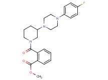 methyl 2-({3-[4-(4-fluorophenyl)-1-piperazinyl]-1-piperidinyl}carbonyl)benzoate