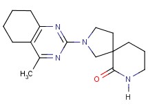 2-(4-methyl-5,6,7,8-tetrahydro-2-quinazolinyl)-2,7-diazaspiro[4.5]decan-6-one