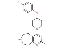4-[4-(4-fluorophenoxy)piperidin-1-yl]-6,7,8,9-tetrahydro-5H-pyrimido[4,5-d]azepine