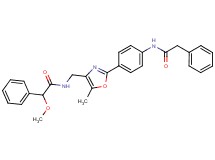 2-methoxy-N-[(5-methyl-2-{4-[(phenylacetyl)amino]phenyl}-1,3-oxazol-4-yl)methyl]-2-phenylacetamide
