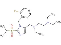N,N,N'-triethyl-N'-{[1-(2-fluorobenzyl)-2-(isopropylsulfonyl)-1H-imidazol-5-yl]methyl}-1,2-ethanediamine