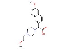 [4-(2-methoxyethyl)piperazin-1-yl](6-methoxy-2-naphthyl)acetic acid