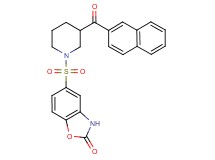 5-{[3-(2-naphthoyl)-1-piperidinyl]sulfonyl}-1,3-benzoxazol-2(3H)-one