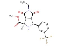 methyl (1R*,3S*,3aR*,6aS*)-5-ethyl-4,6-dioxo-3-[3-(trifluoromethyl)phenyl]octahydropyrrolo[3,4-c]pyrrole-1-carboxylate