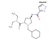 (4R)-1-(cyclohexylmethyl)-N,N-diethyl-4-[(isoxazol-3-ylcarbonyl)amino]-L-prolinamide
