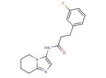3-(3-fluorophenyl)-N-(5,6,7,8-tetrahydroimidazo[1,2-a]pyridin-3-yl)propanamide