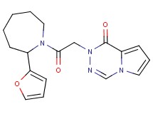 2-{2-[2-(2-furyl)azepan-1-yl]-2-oxoethyl}pyrrolo[1,2-d][1,2,4]triazin-1(2H)-one