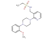 N-({2-[4-(2-methoxyphenyl)-1-piperazinyl]-3-pyridinyl}methyl)ethanesulfonamide