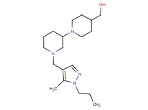 {1'-[(5-methyl-1-propyl-1H-pyrazol-4-yl)methyl]-1,3'-bipiperidin-4-yl}methanol