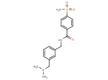4-(aminosulfonyl)-N-{3-[(dimethylamino)methyl]benzyl}benzamide trifluoroacetate