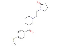 1-(2-{3-[4-(methylthio)benzoyl]piperidin-1-yl}ethyl)pyrrolidin-2-one