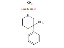 3-methyl-1-(methylsulfonyl)-3-phenylpiperidine