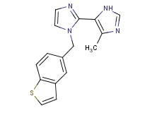 1-(1-benzothien-5-ylmethyl)-5'-methyl-1H,3'H-2,4'-biimidazole