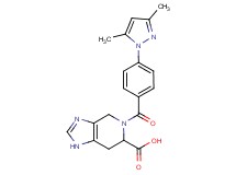 5-[4-(3,5-dimethyl-1H-pyrazol-1-yl)benzoyl]-4,5,6,7-tetrahydro-1H-imidazo[4,5-c]pyridine-6-carboxylic acid