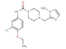 N-(3-chloro-4-ethoxyphenyl)-4-[(1-methyl-1H-imidazol-2-yl)methyl]piperazine-1-carboxamide