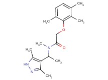 N-[1-(3,5-dimethyl-1H-pyrazol-4-yl)ethyl]-N-methyl-2-(2,3,6-trimethylphenoxy)acetamide