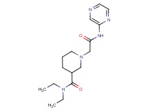 N,N-diethyl-1-[2-oxo-2-(pyrazin-2-ylamino)ethyl]piperidine-3-carboxamide
