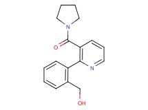 {2-[3-(pyrrolidin-1-ylcarbonyl)pyridin-2-yl]phenyl}methanol