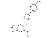 5-{[3-(4-methylphenyl)isoxazol-5-yl]methyl}-4,5,6,7-tetrahydro-1H-imidazo[4,5-c]pyridine-6-carboxylic acid
