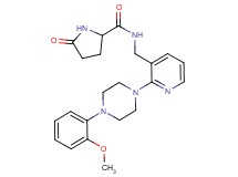 N-({2-[4-(2-methoxyphenyl)-1-piperazinyl]-3-pyridinyl}methyl)-5-oxoprolinamide