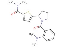 5-{1-[2-(dimethylamino)benzoyl]-2-pyrrolidinyl}-N,N-dimethyl-2-thiophenecarboxamide