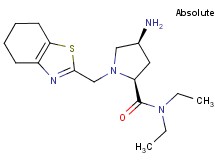 (2S,4S)-4-amino-N,N-diethyl-1-(4,5,6,7-tetrahydro-1,3-benzothiazol-2-ylmethyl)pyrrolidine-2-carboxamide