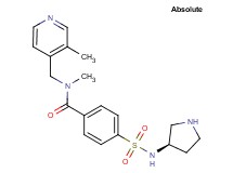 N-methyl-N-[(3-methyl-4-pyridinyl)methyl]-4-{[(3R)-3-pyrrolidinylamino]sulfonyl}benzamide dihydrochloride