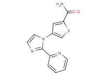 4-(2-pyridin-2-yl-1H-imidazol-1-yl)thiophene-2-carboxamide