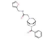 2-[(1R*,5R*)-3-benzoyl-3,6-diazabicyclo[3.2.2]non-6-yl]-N-(2-furylmethyl)acetamide