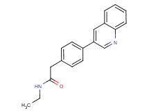 N-ethyl-2-(4-quinolin-3-ylphenyl)acetamide